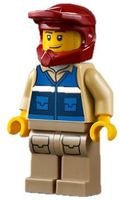 LEGO City cty1301 Wildlife Rescue Explorer - Male, Blue Vest