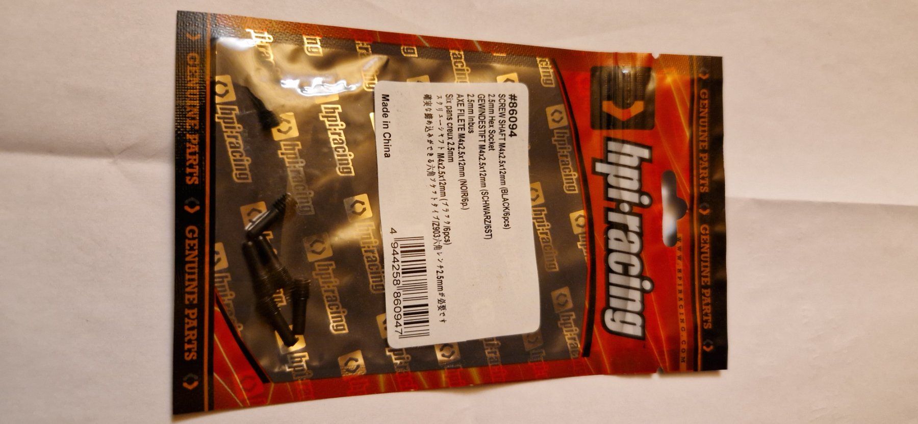 HPI Modellismo RC: HPI Gewindestift 86094 – Nuovo e nell'imballaggio originale da Enggistein venduto da Lehmannnn