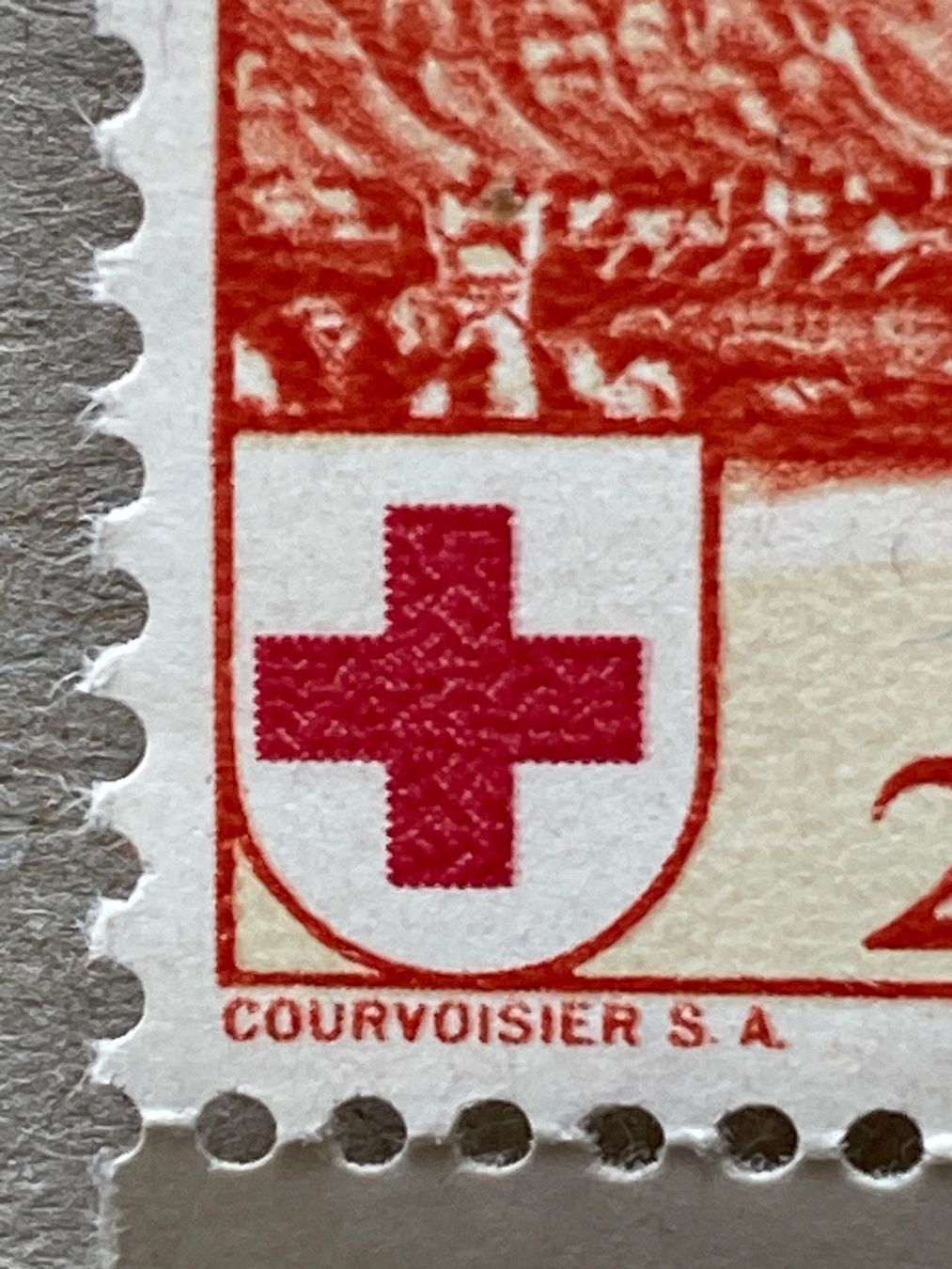 Tutti i francobolli: 240, postfrisch, dezentriertes Kreuz, Paar – Usato da Aarau venduto da hilde47 1