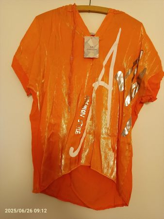 Angelito Sommer-Sweatshirt Made in Italy mit Kapuze - Neu
