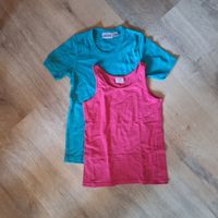 2 T-Shirts/Top's Mädchen Gr. 122/128 & 134/140 Unterwäsche