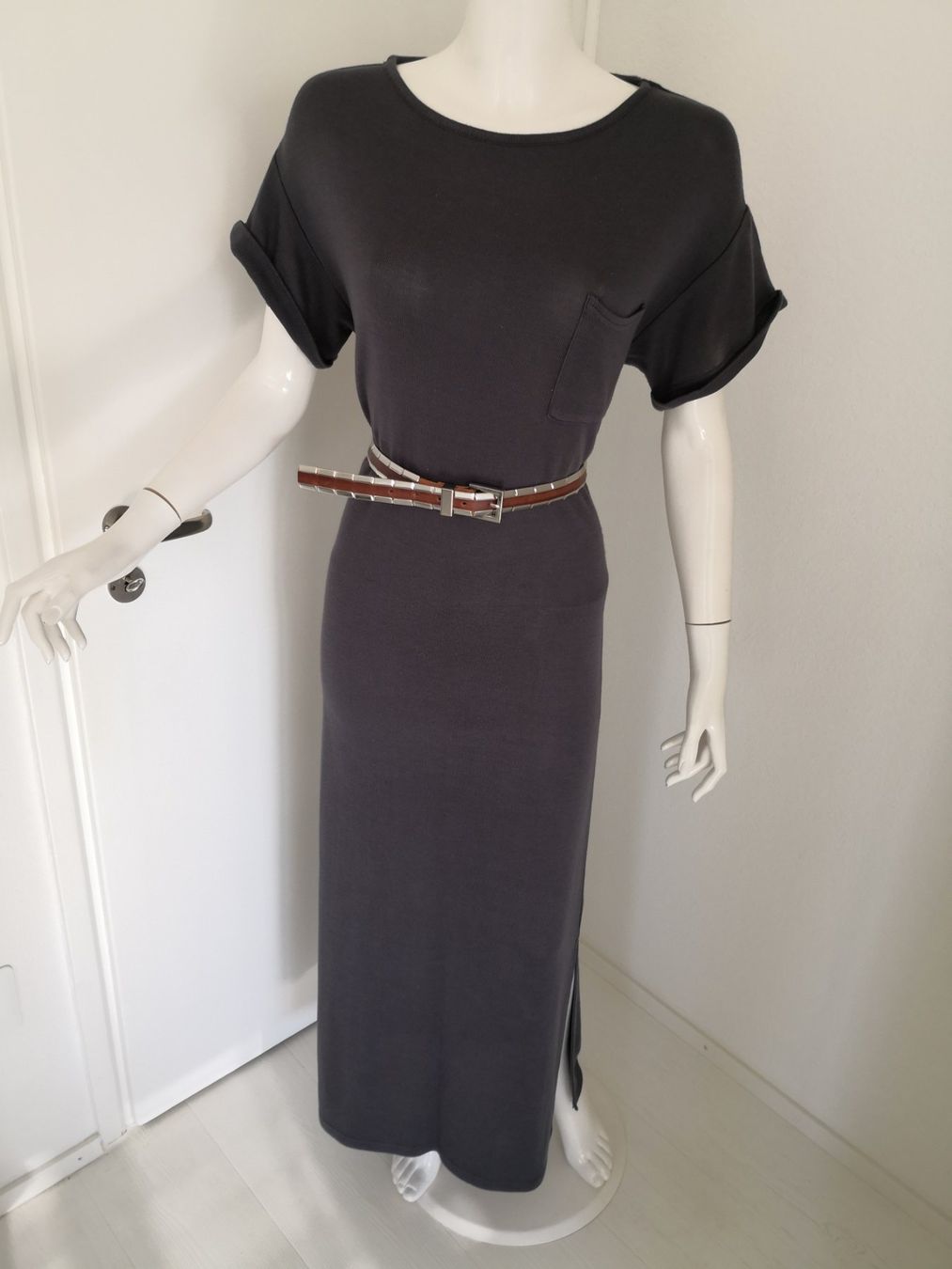 Beldona Vestiti: 🤩BELDONA MAXI-STRICK-KLEID GRAU – Usato da Olten venduto da Naja-Twins-Twins 5