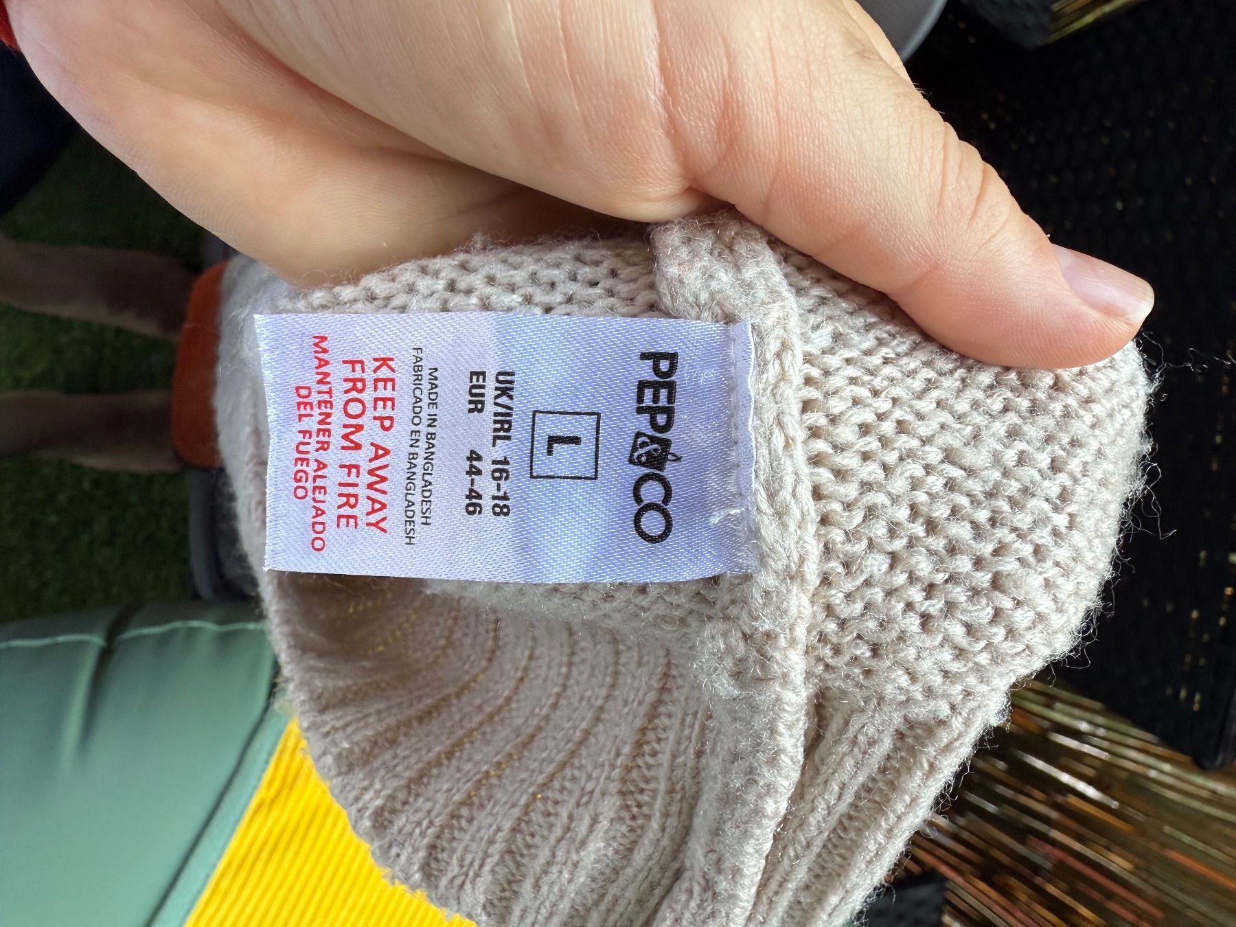 Maglioni & Felpe: Warmer Strickpullover mit Streifen, Grösse L – Usato da Riehen venduto da ann_76jw 4