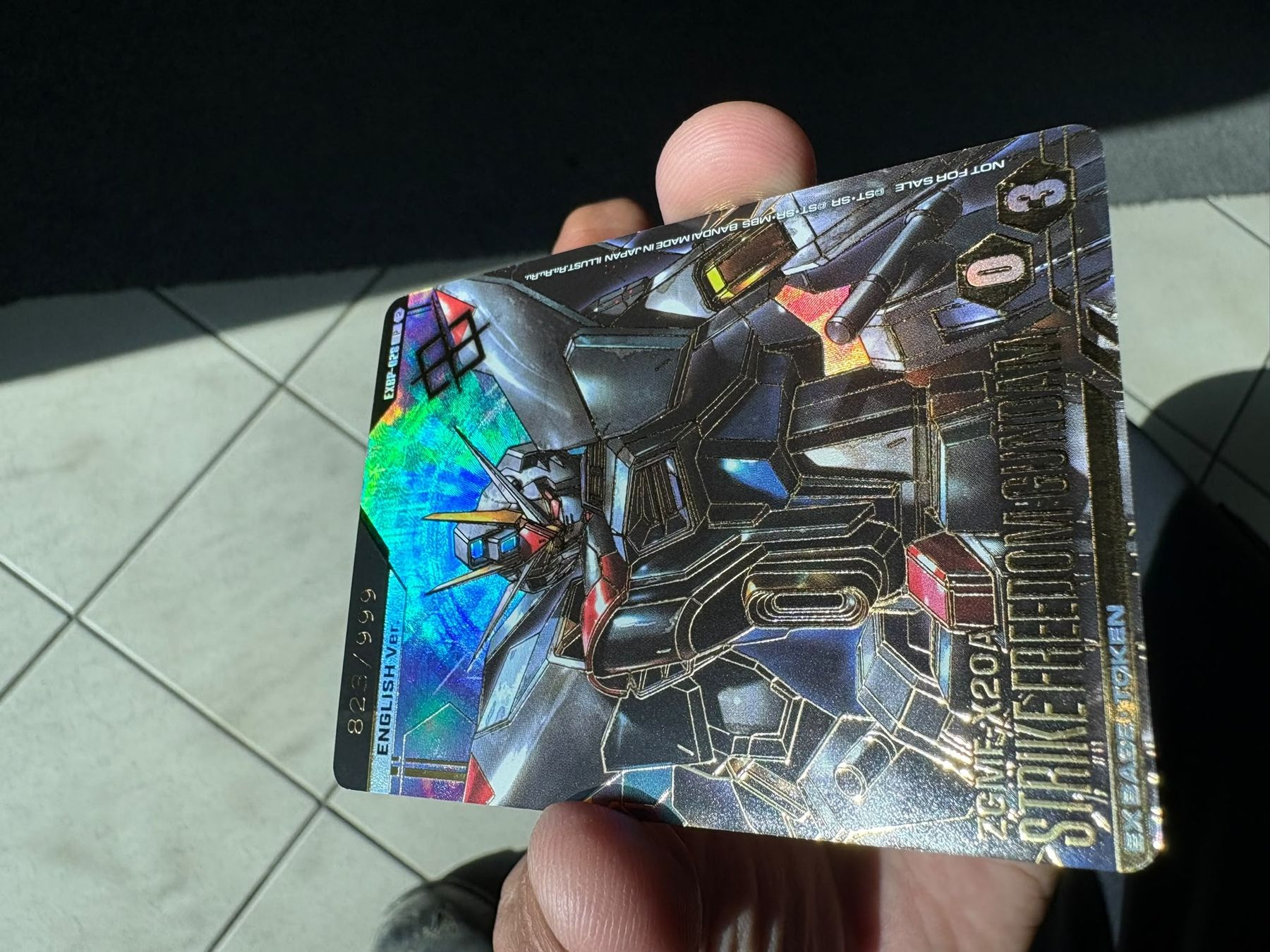 Bandai Sammelbilder & Trading cards: Gundam Card Ex Base EXBP-028 serialized – Neu (gemäss Beschreibung) aus Morges von PokeSwiss98 6