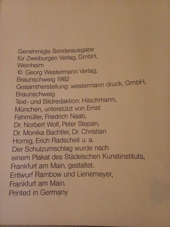 Das grose Lexikon der Malerei. Mit einem Sachwörterbuch der (Gebraucht ...