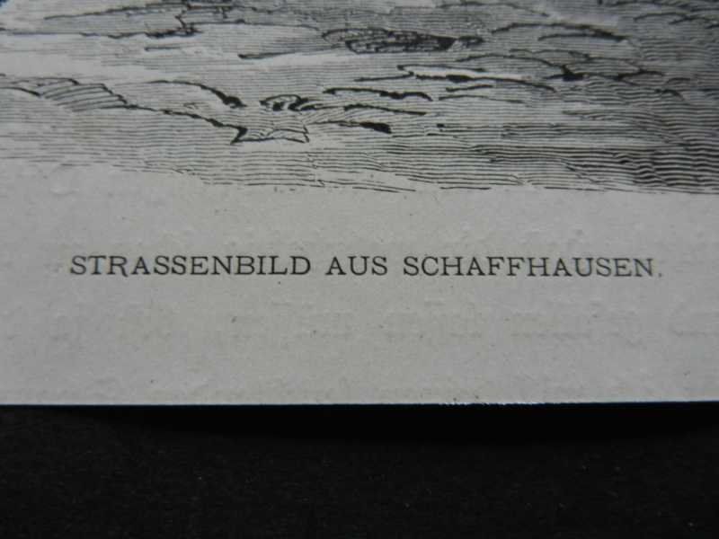 Incisioni: Schaffhausen Strassenbild – Usato da Risch venduto da Rischli15 2
