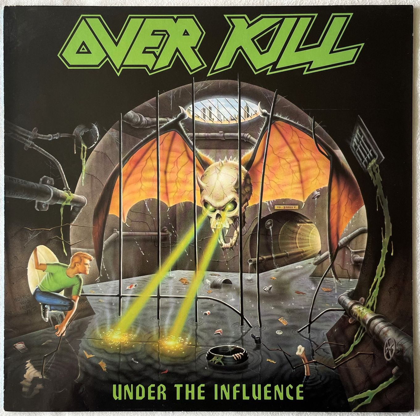 Schallplatten: Overkill – Under The Influence - LP - 1988 - First Press – Gebraucht aus Uster von Zardodel