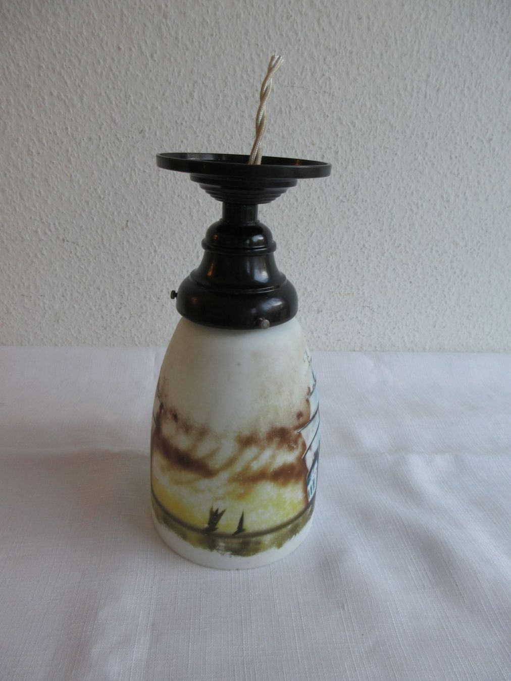 Lampen: Lampe mit Schiffsmotiv, Bakelit-Halterung, fürs Boot? – Gebraucht aus Binningen von Oldfashion 3