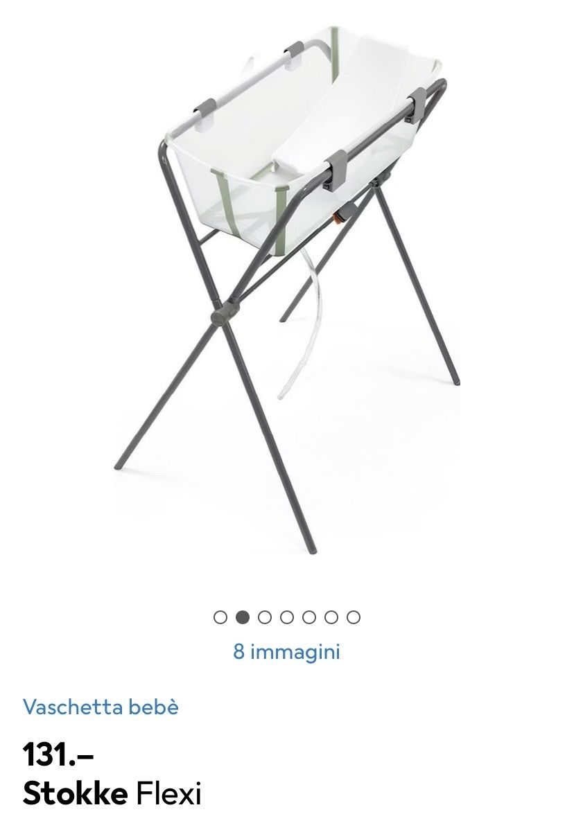 Vasche da bagno: Vasca Stokke Flexi Bath + Supporto + Riduttore Neonato – Usato da Lugano venduto da pao_nm9q