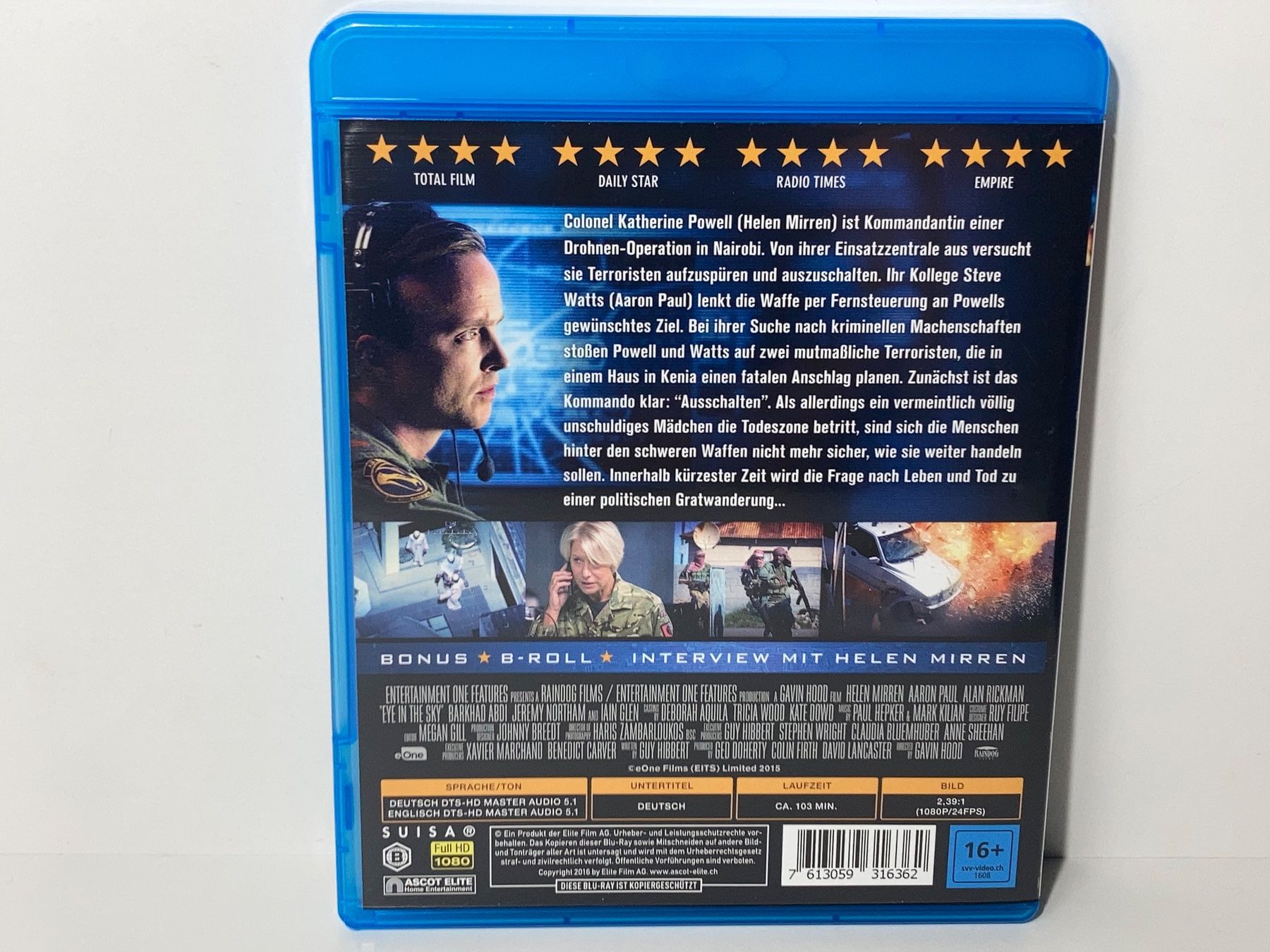 Alle DVDs: Eye in the Sky Blu Ray – Gebraucht aus Wilderswil von  1