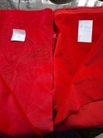 Roter Stoff 1,03m x 1,4m und 0,93m x 1,4m