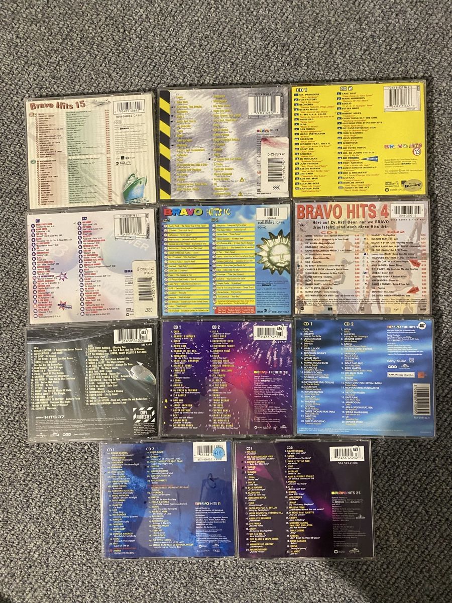CD: 11 Doppel CD Sampler, Bravo Hits – Usato da Diessbach b. Büren venduto da cowansville 1