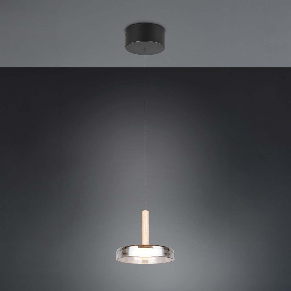 Lampadari & plafoniere: LED Pendelleuchte, Glas, 22 cm Ø – Nuovo (secondo la descrizione) da Kreuzlingen venduto da Smart-Light