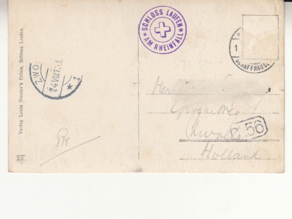 Ansichtskarten: Rheinfall 1931 – Gebraucht aus Bürglen TG von StampGraf 1