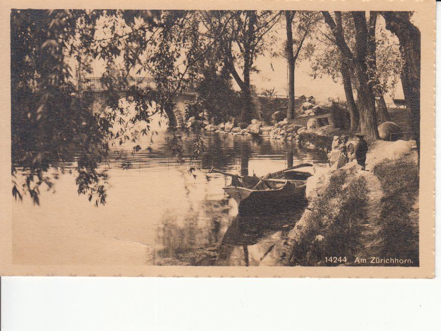 Ansichtskarten: Zürichhorn ca. 1910 – Gebraucht aus Bürglen TG von StampGraf