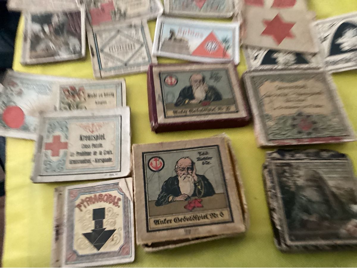 Giochi: ANTIKE ANKER GEDULDSSPIELE UM 1890/1900 – Usato da Münchenstein venduto da NoSu98 1