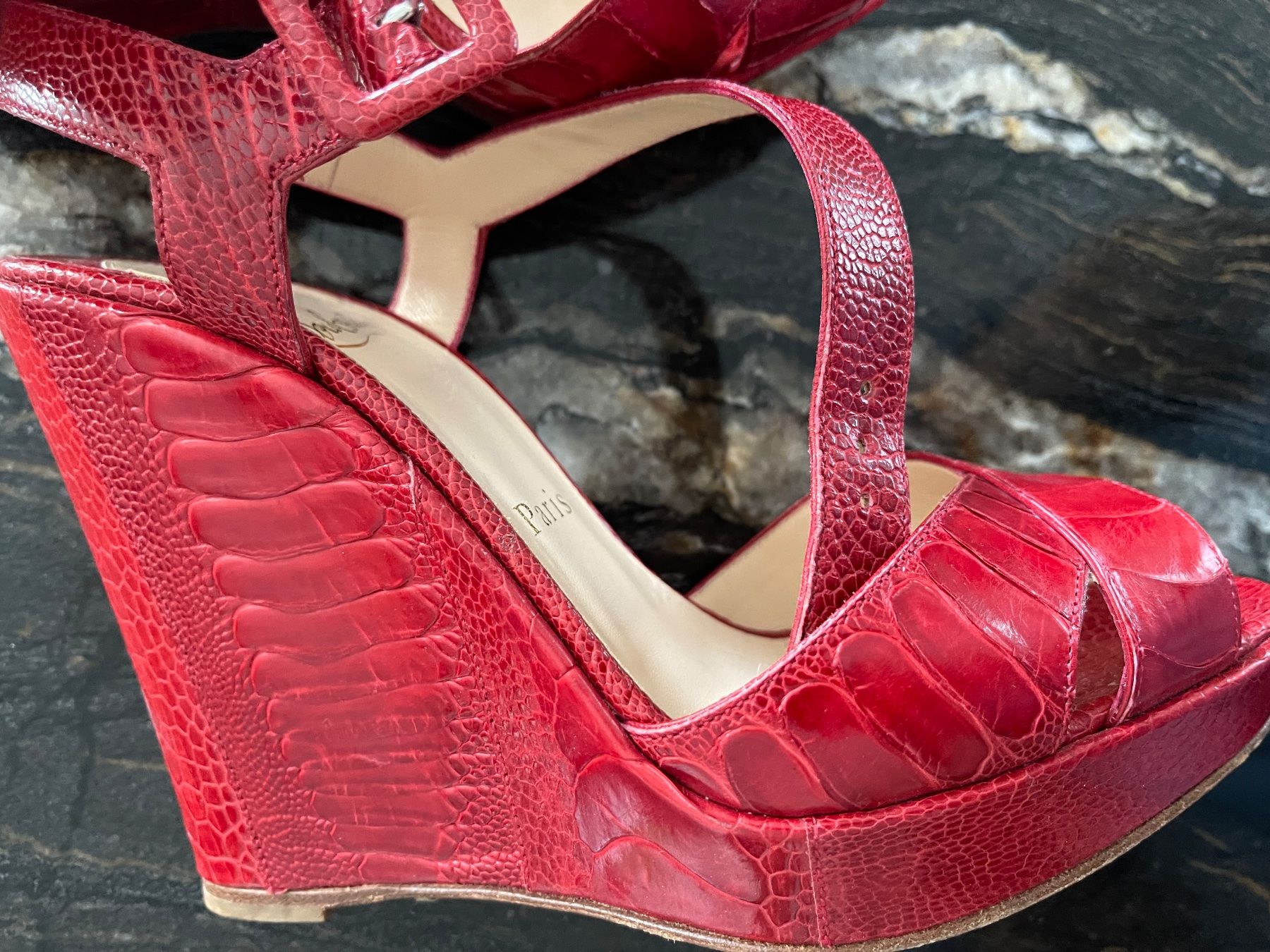 Christian Louboutin Scarpe da donna: Louboutin Schuhe Croco Gr. 36 – Usato da Dättwil AG venduto da nika8810 1