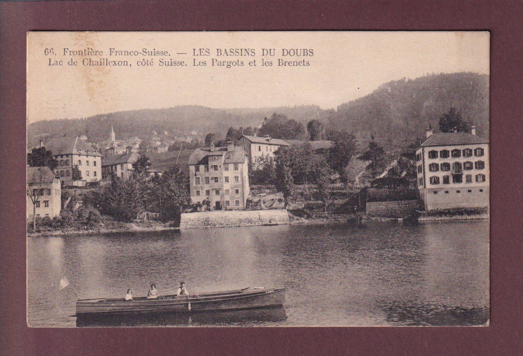 Cartoline postali: LES PARGOTS et LES BRENETS - 1930 – Usato da Pully venduto da nicecards