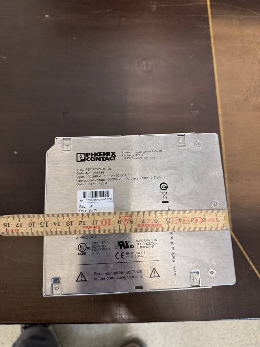 Phoenix Contact Componenti elettronici: REG Netzteil 24V/20A – Usato da Grosswangen venduto da winkelfeld 2