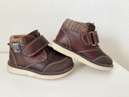 Pablosky Brown Leather Ankle Boots, EU 22, Fall Ready!