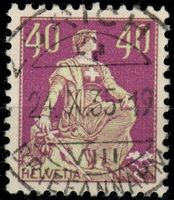 CH - Helvetia m. Schwert - SBK Nr. 112 - Zürich