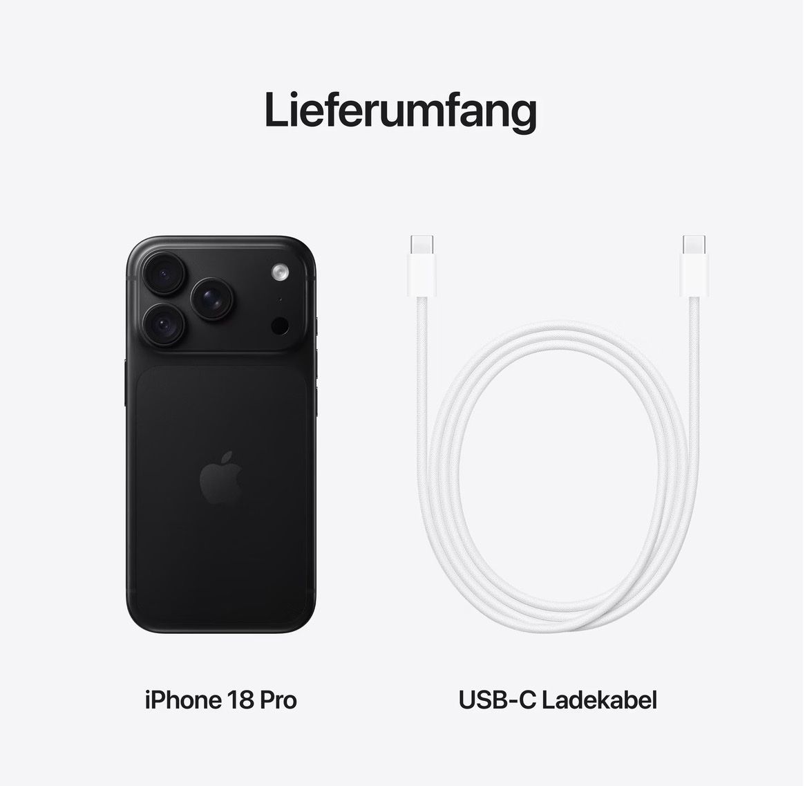 Apple Handys / Smartphones: Apple iPhone 18 Pro 256GB black – Neu und originalverpackt aus Wallisellen von Mbravo 6