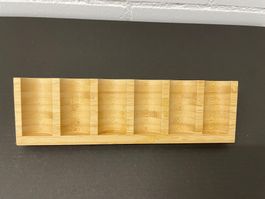 Liege-Regal für 6 doTERRA-Öl-Fläschchen, aus Holz