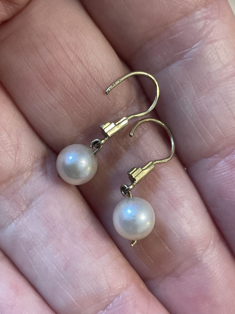 Boucles d'oreille: Boucles d’oreilles, vintage en or 9c – D'occasion à Montreux par Pipo7878 2