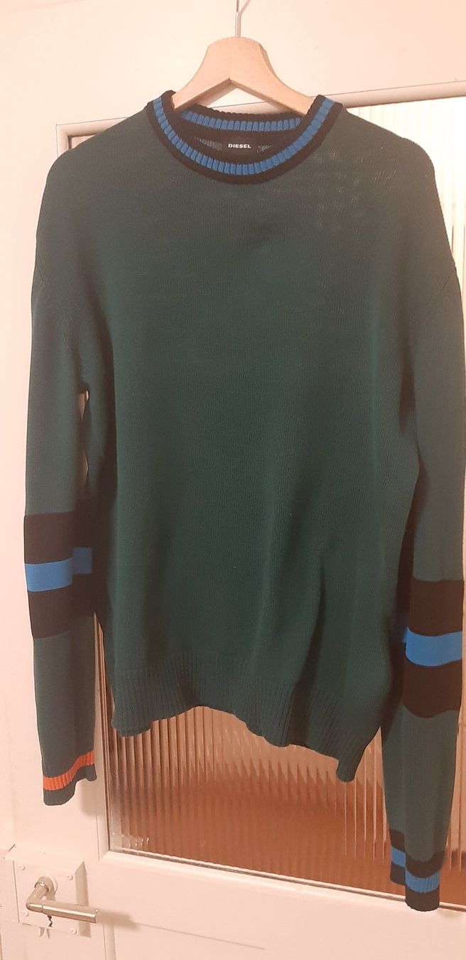 Diesel Maglioni & Felpe: DIESEL Pullover Grösse XL, Dunkelgrün – Nuovo (secondo la descrizione) da Zürich venduto da Venecia25 8