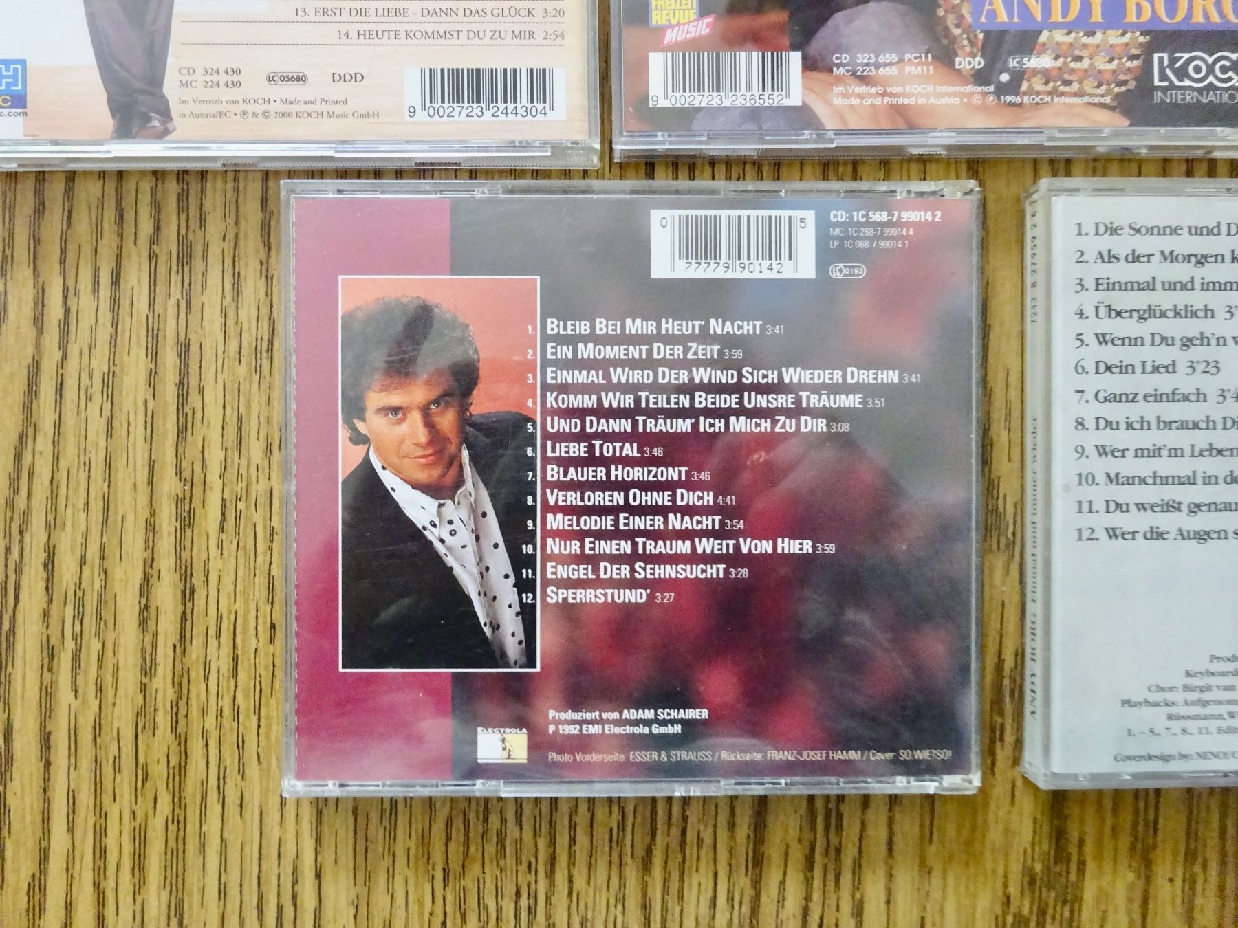 CD: 5 Musik CD`s ANDY BORG ! – Nuovo (secondo la descrizione) da Kaltbrunn venduto da Wigwam7 6