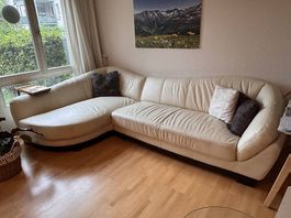 Ecksofa aus Leder