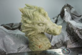 Fribourg   Jade grün   Drachen   10 cm x 9 cm