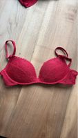 Red Lace Bra 75B