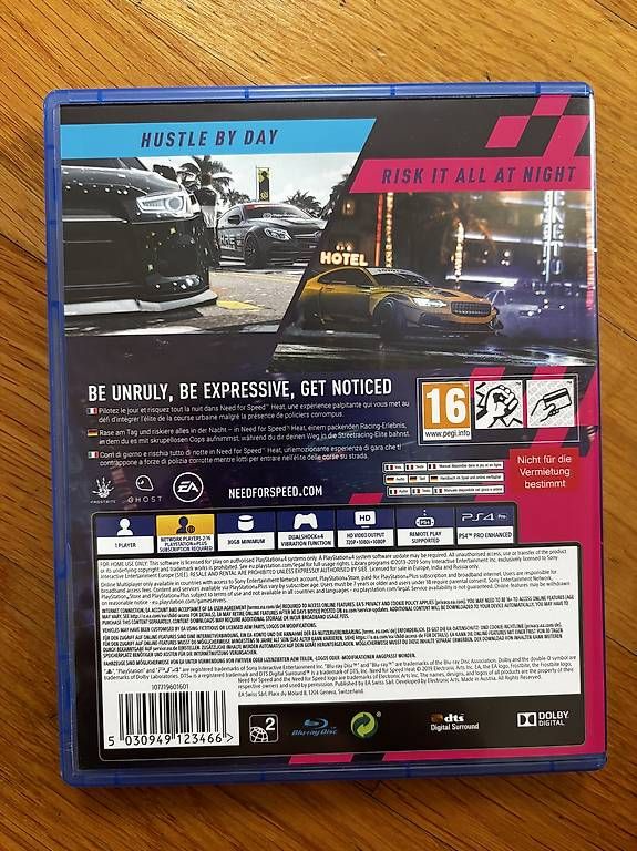 Giochi: PS4 NFS Heat – Usato da Schattdorf venduto da Dani-T 1