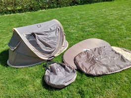 Deryan Pop-up Babyzelt / Reisezelt mit Matratze & Schlafsack