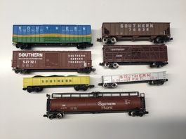 Eisenbahnwagen SPUR N "Southern Pacific" 7-teilig