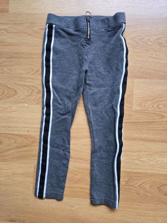 Leggings grau  / Hose Grösse 110/116