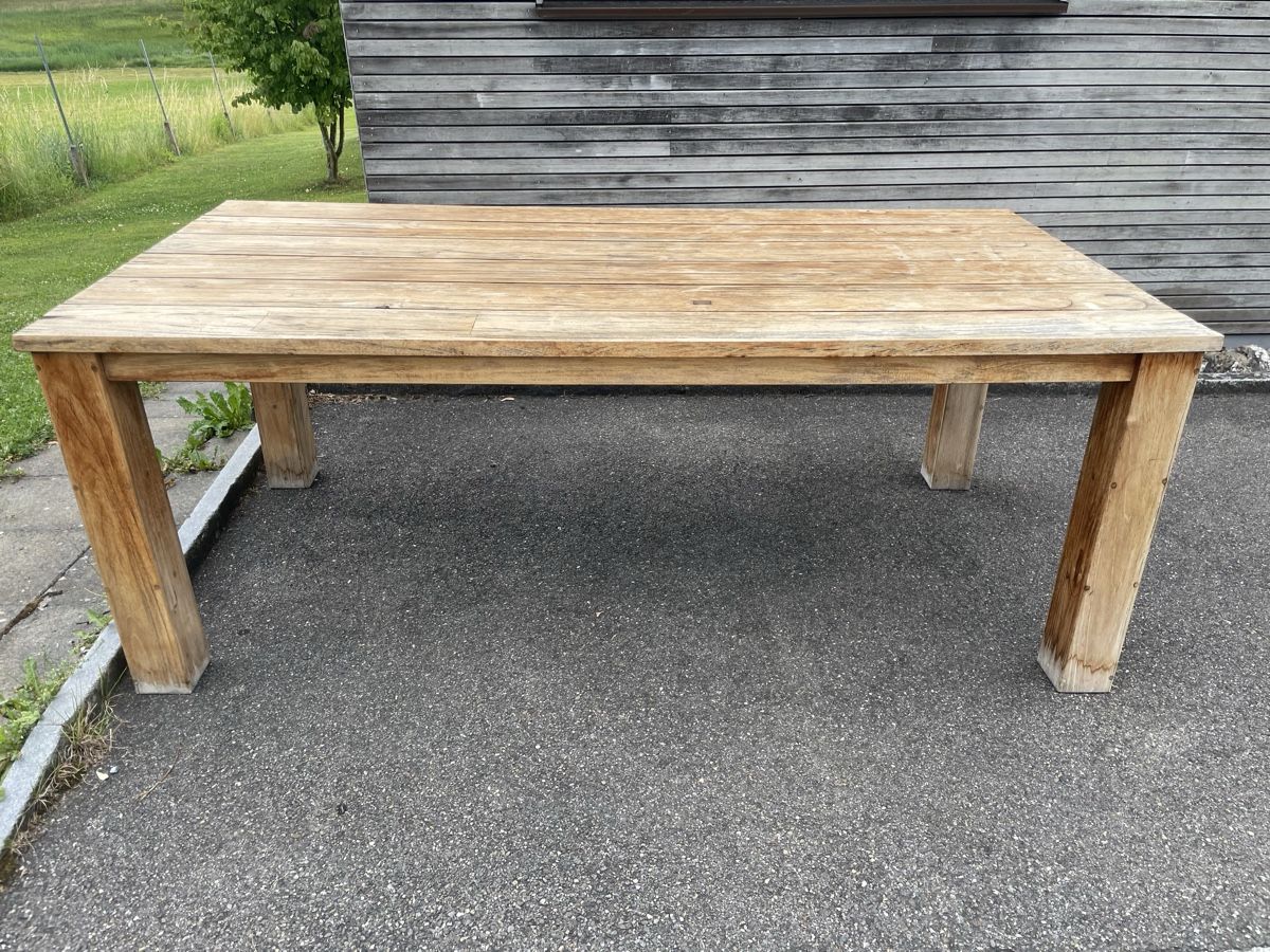 Tische: Gartentisch, Esstisch Holz – Gebraucht aus Uster von PSchultze