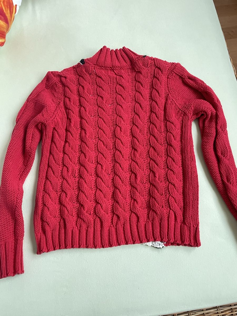 Pulls & Sweat-shirts: Roter Strickpullover Gr. XS, Winterpulli warm kuschelig – D'occasion à Kilchberg ZH par wolken03 1