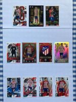 Match Attax Fussballkarten Atletico Madrid Sammlung 11 Stk.