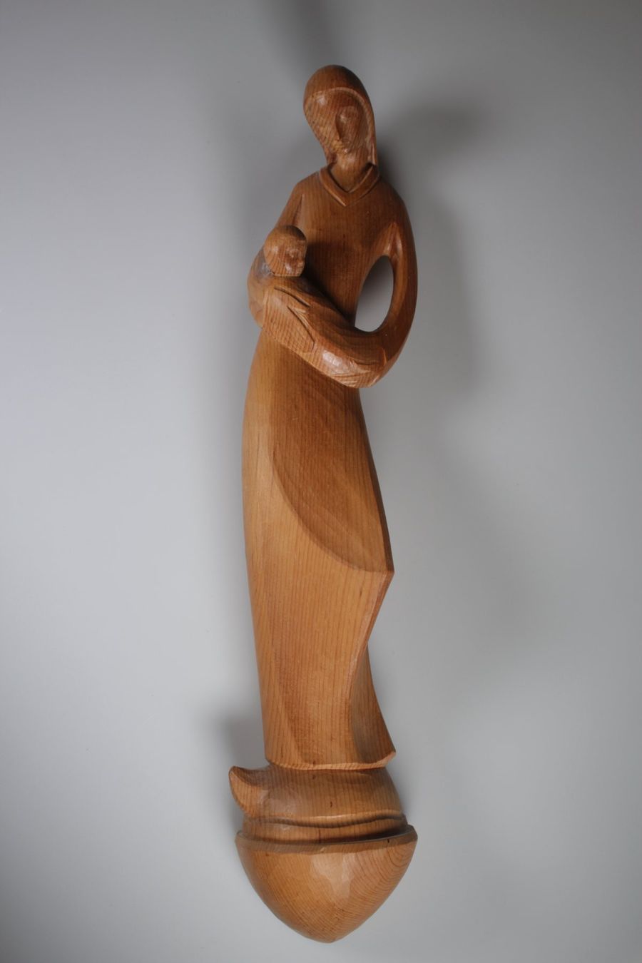Sculture & Statue: Große Holzskulptur Mutter mit Kind Wendelin Hammerer – Usato da Basel venduto da IRMAundFRED
