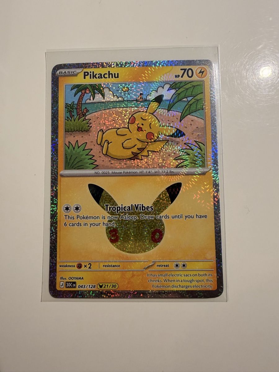Pokémon Carte collezionabili: Pikachu 21/30 30th EN – Nuovo (secondo la descrizione) da Zürich venduto da Al_23_CH