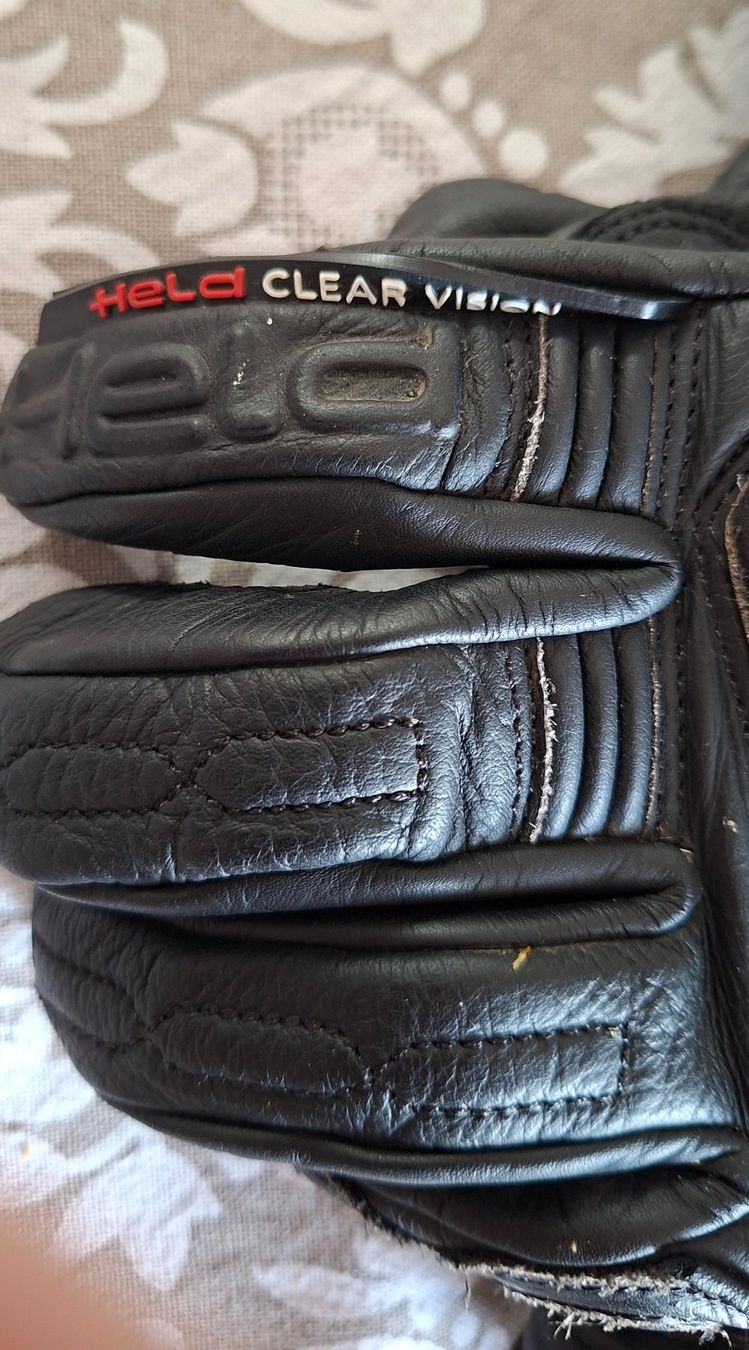 Guanti & manicotti: Motorrad Lederhandschuhe 2 x getragen – Nuovo (secondo la descrizione) da Möhlin venduto da teddybaer8 3