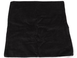 MICASA Kissenbezug 100% Bio Baumwolle Schwarz