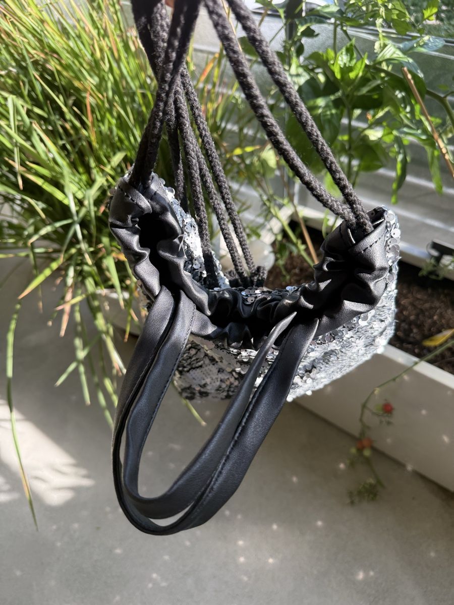 Borse: Glitzer Tasche Einkaufsack Rucksack  – Usato da Dagmersellen venduto da Eulito 6