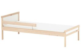 2x Ikea Kinderbett 70 x 160 cm Lattenrost, Matratze, Decke
