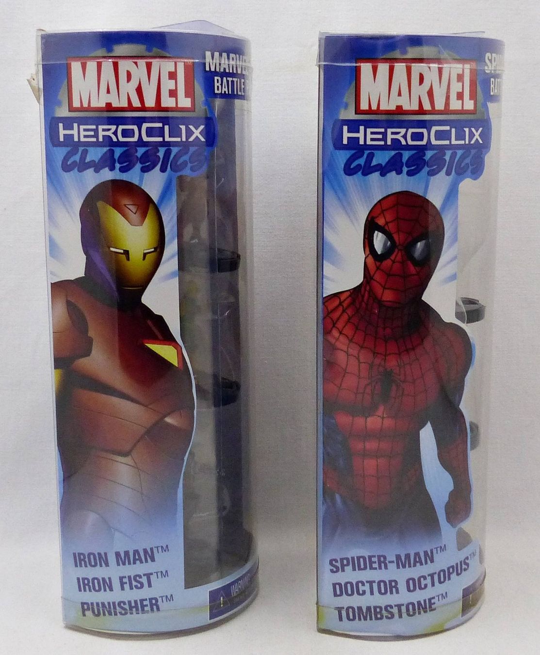 Marvel Statuette: MARVEL HEROES SPIDER-MAN BATTLE PACK PUNISHER IRON-MAN MINI – Nuovo e nell'imballaggio originale da Lugano venduto da YouWantUS 2