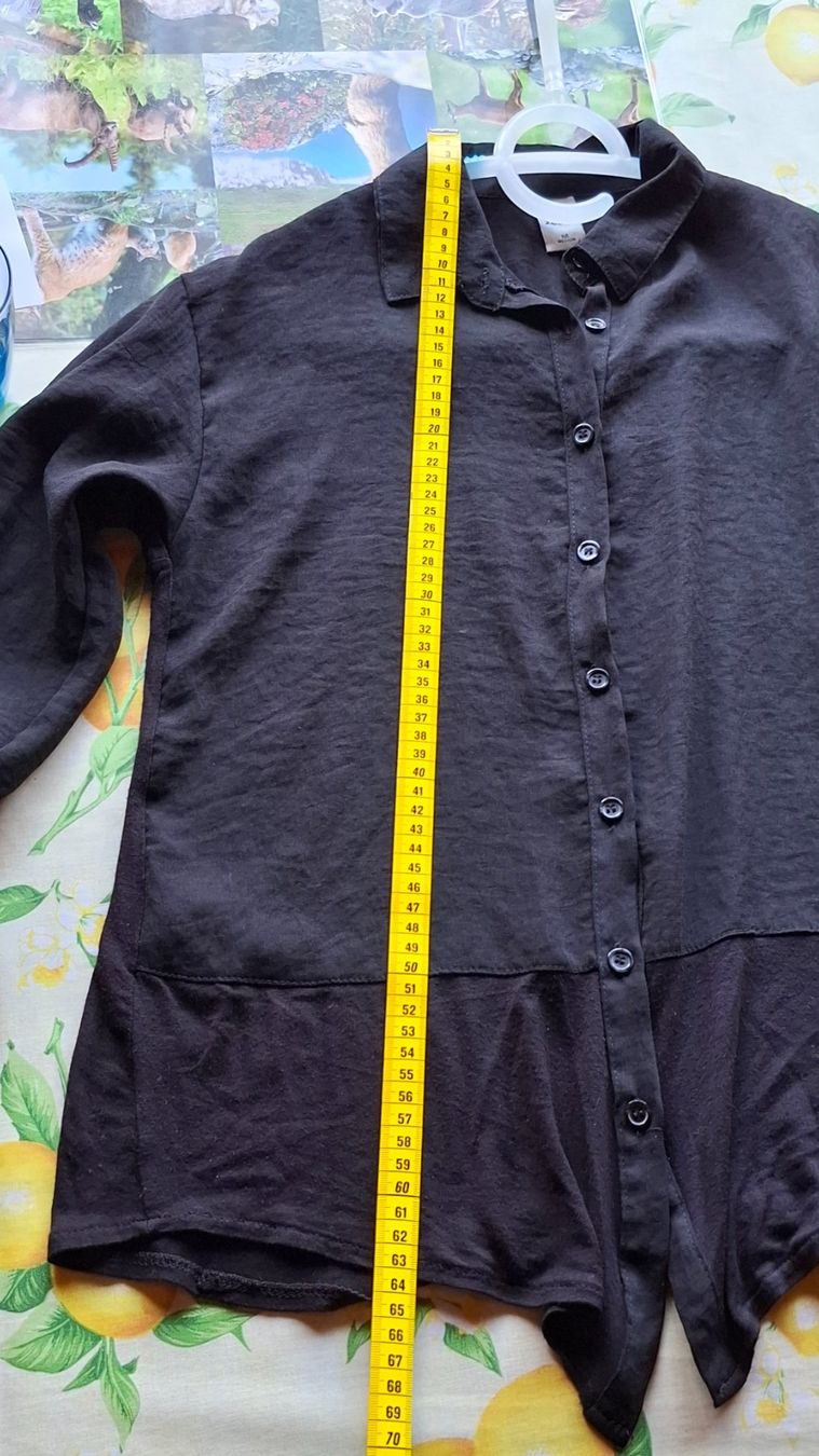 Zebra Blusen: Schwarze Bluse, Gr. M – Gebraucht aus Plagne von Reticulum01 7