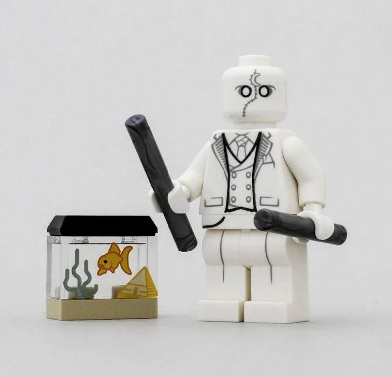 Lego Statuette: Lego 71039 - Marvel Studios - Minifigur - Nr.3 - Mr. Knight – Nuovo (secondo la descrizione) da Aarau venduto da Ahoffa