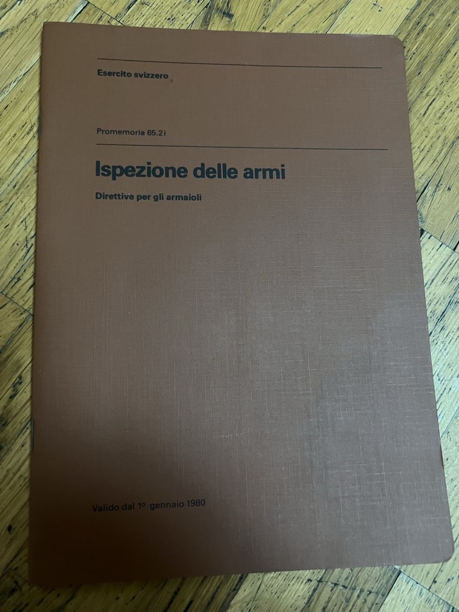 Libri: Ispezioni delle armi – Usato da monte carasso venduto da Chanel82